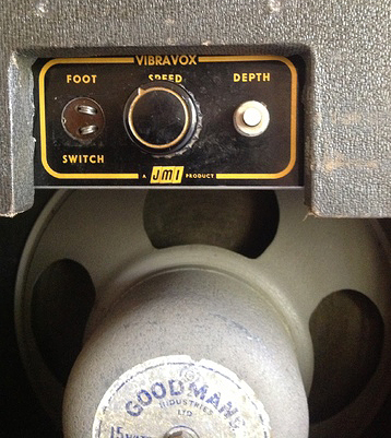 Jennings Musical Industries, second circuit amplifier, tremolo on the back panel