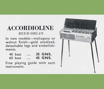 Jennings Organ Company, the Model J Accordioline, 1959-1960