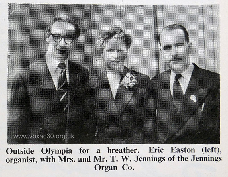 Outside the British Industries Fair, May 1954