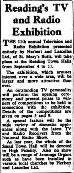 The Jennings Organ Company, August 1957