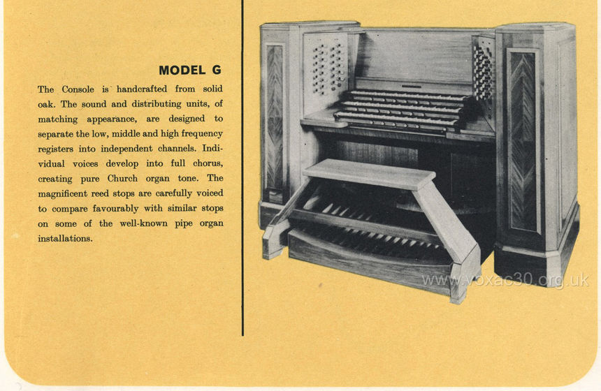 The Jennings Organ Company Model G