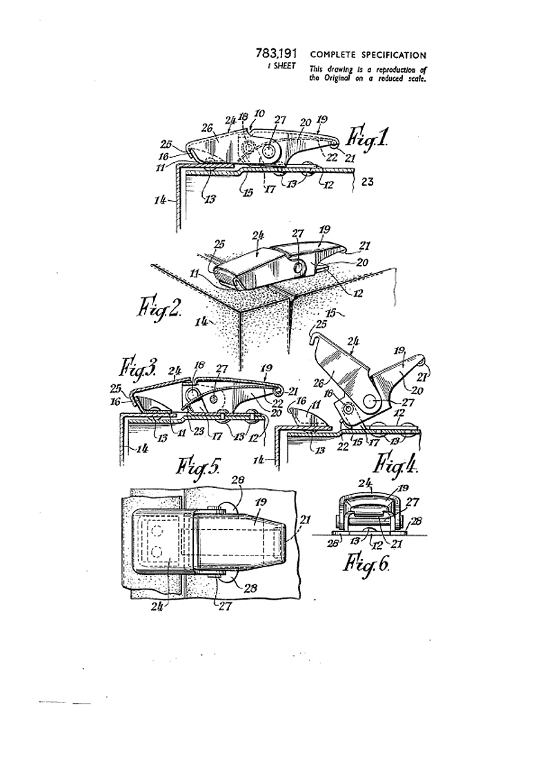 Vox Continental, mid 1963, latches made by Wilkes Berger Engineering